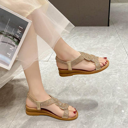 Women's Fashion Outdoor Fairy Roman Sandals Shoes & Bags