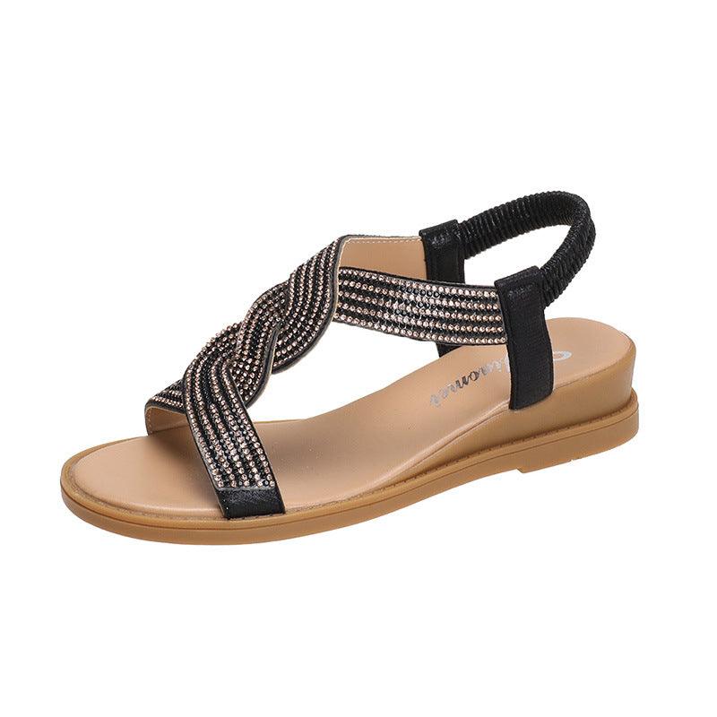 Women's Fashion Outdoor Fairy Roman Sandals Shoes & Bags