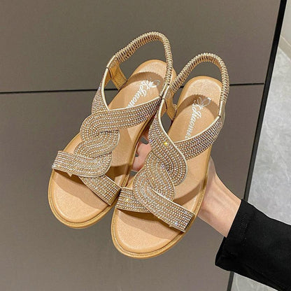 Women's Fashion Outdoor Fairy Roman Sandals Shoes & Bags