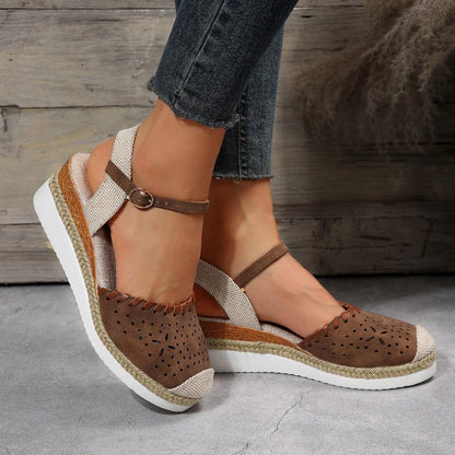 Women's Fashion Platform Casual Wedge Sandals Shoes & Bags