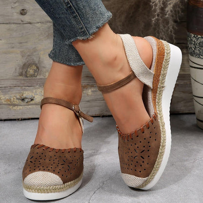 Women's Fashion Platform Casual Wedge Sandals Shoes & Bags