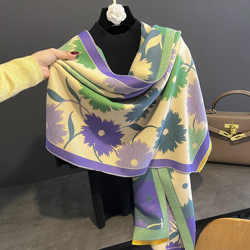 Women's Fashionable Personalized New Cashmere Scarf scarves, Shawls & Hats