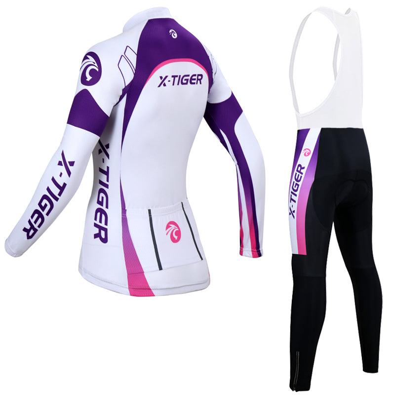 women's long-sleeved cycling jersey suit fitness & Sports