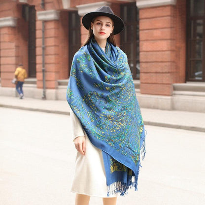 Women's Long Woolen Scarf For Winter scarves, Shawls & Hats