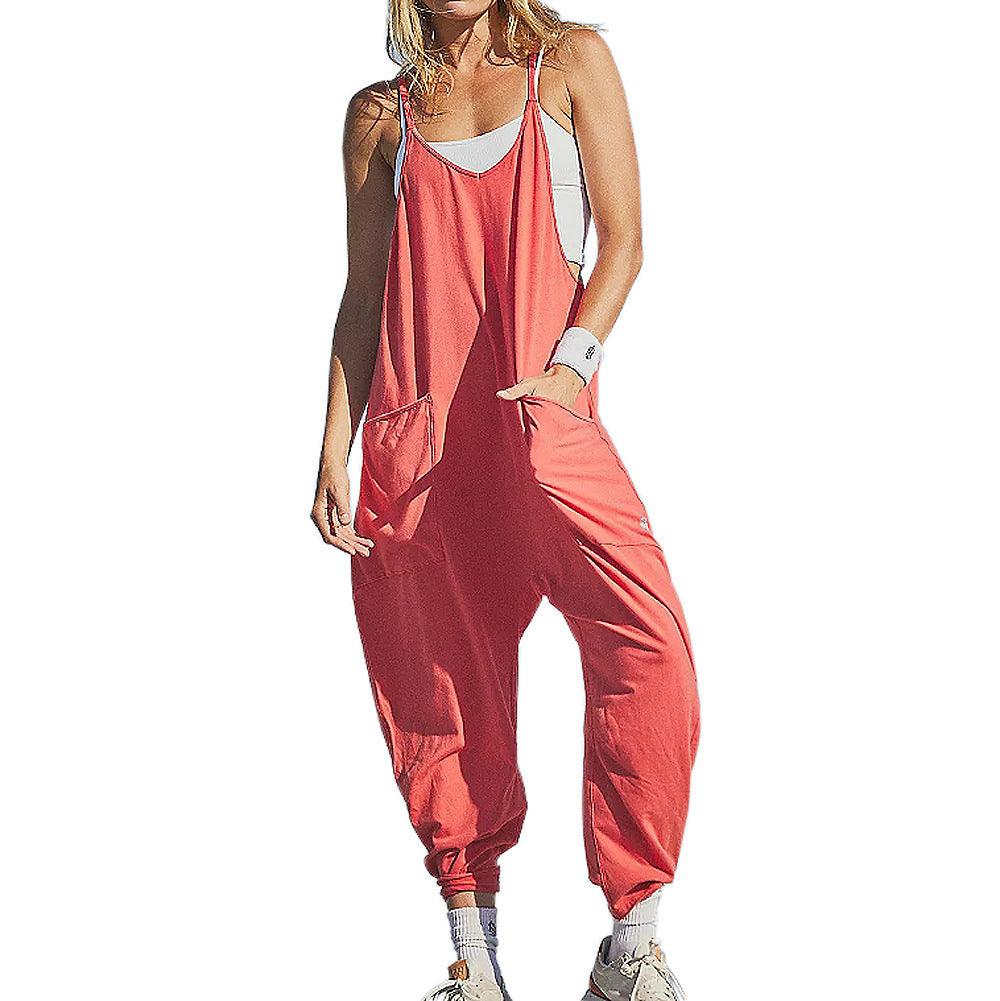 Women's Loose Sleeveless Jumpsuits women's clothing