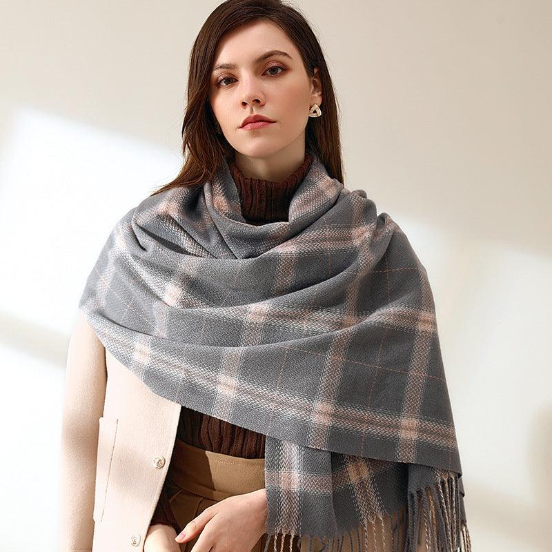 Women's Sweet Tassel Shawl Warm Cashmere Scarf scarves, Shawls & Hats