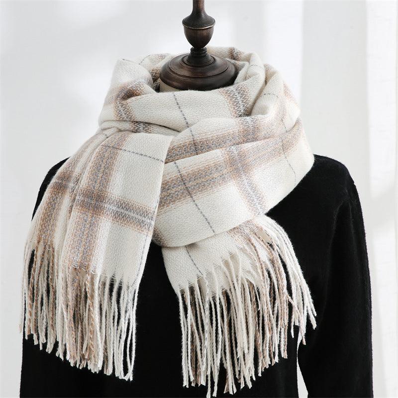 Women's Sweet Tassel Shawl Warm Cashmere Scarf scarves, Shawls & Hats