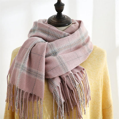 Women's Sweet Tassel Shawl Warm Cashmere Scarf scarves, Shawls & Hats