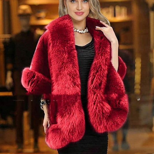 Women's Talma Fur Shawl Warm scarves, Shawls & Hats