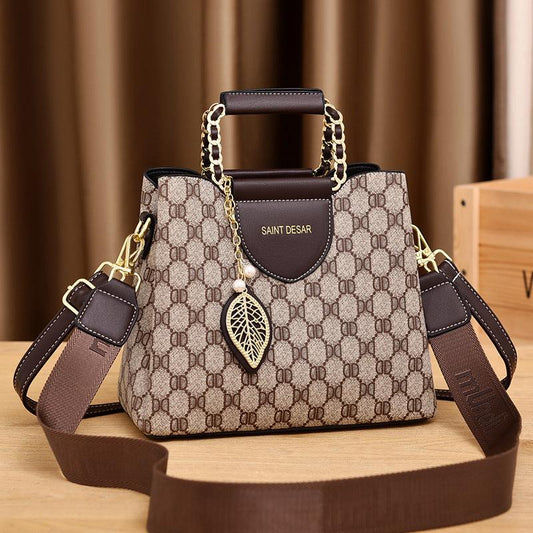 Women's Vintage Fashion Print Handbag Shoes & Bags