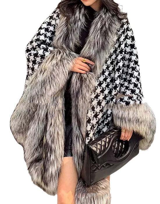 Wool Women's Shawl Knitted Outerwear scarves, Shawls & Hats