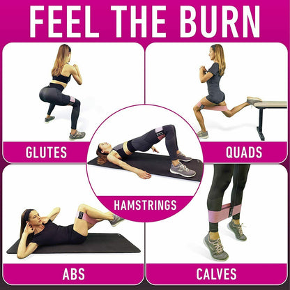 Workout Resistance Bands Legs & Butt Workout fitness & Sports