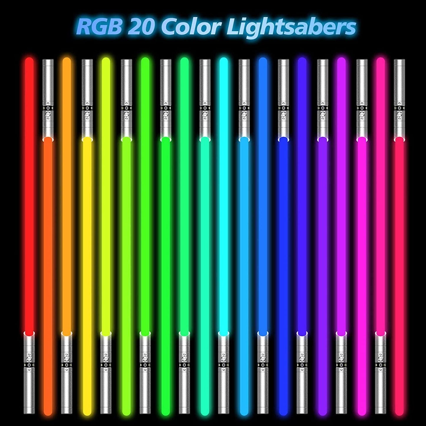 World War Lightsaber, RGB 20 Colors Changeable Toys