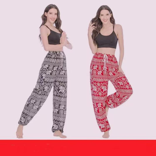Yoga Clothes Women's Casual Laced Pants fitness & Sports