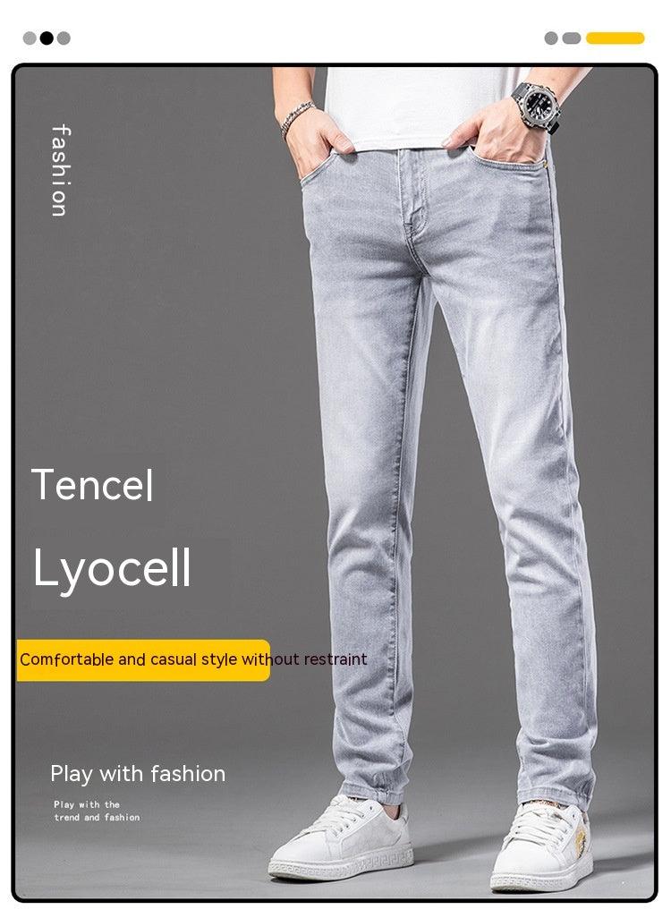 Youth Men's Cotton Slim Fit Pants Jeans Kids clothes