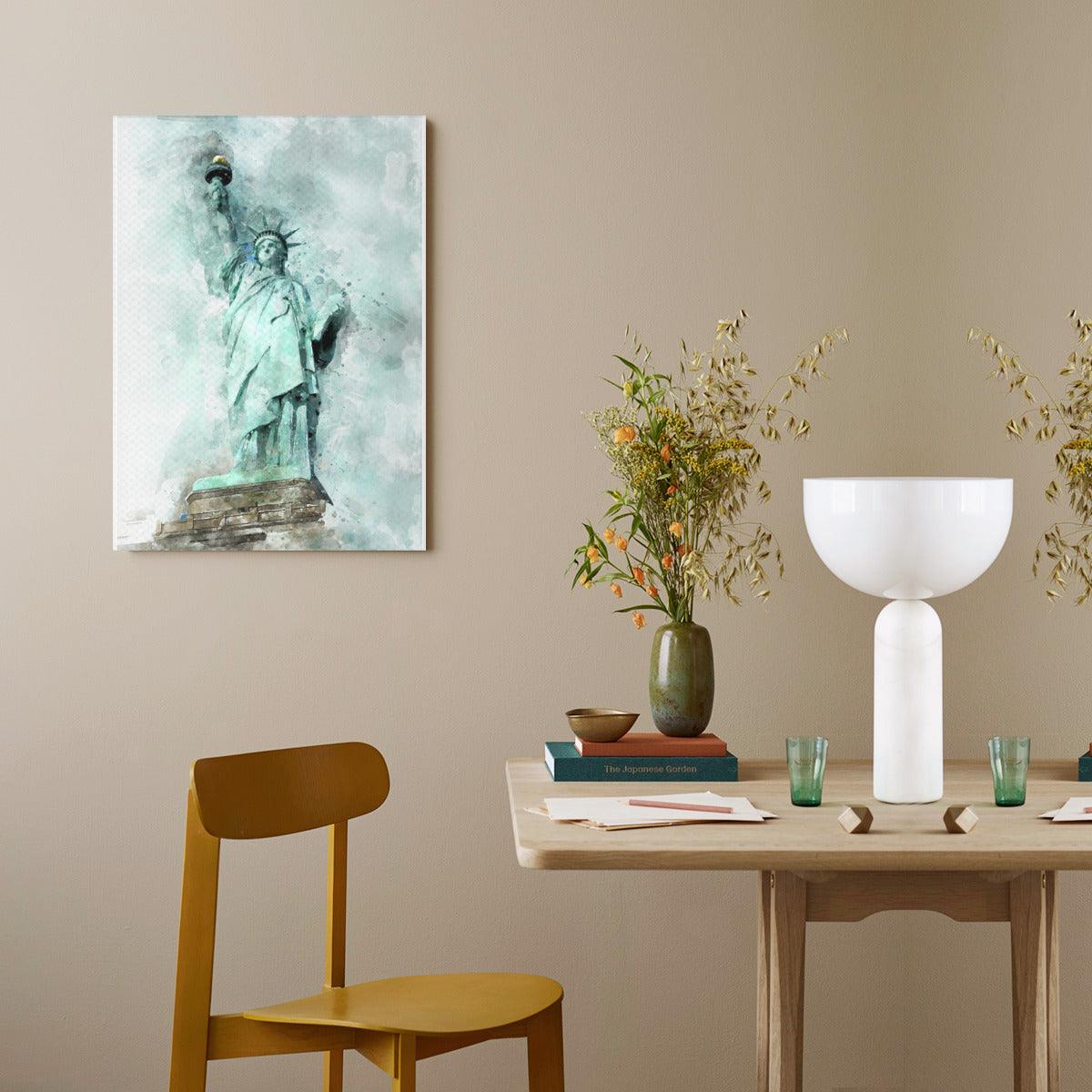 queen-of-liberty painting Canvas