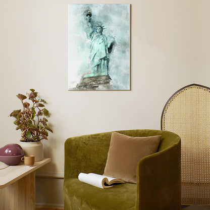 queen-of-liberty painting Canvas